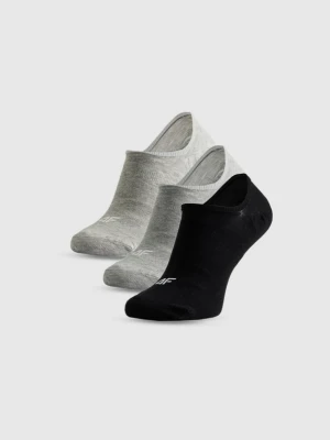 Męskie skarpetki stopki (3-pack) 4F 4FRSS26USOCM0833 - multikolor