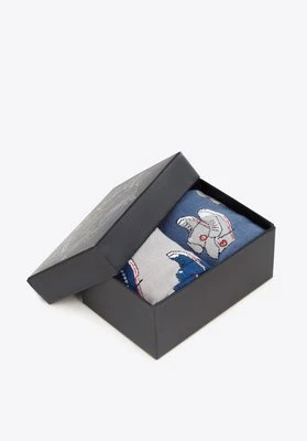 Męskie skarpetki we wzór trampek – zestaw 2 par Wittchen