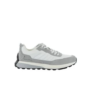 Męskie skórzane jasnoszare sneakersy MARC O'POLO 601223253502334-948