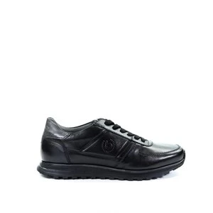 Męskie skórzane sneakersy czarne Bugatti 335A021S4000-1000