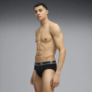 Męskie slipy PUMA, 2 pary, Odzież, Zielony,