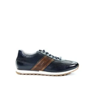 Męskie sneakersy granatowe Bugatti 331ARX014100-4100