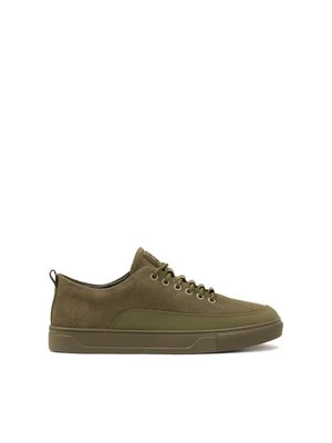 Męskie sneakersy w kolorze khaki Kazar