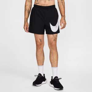 Męskie spodenki do biegania 13 cm Dri-FIT Nike Challenger Swoosh - Czerń