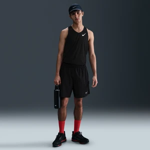 Męskie spodenki do biegania 2 w 1 18 cm Dri-FIT Nike Challenger Breathe - Czerń