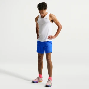 Męskie spodenki do biegania 2 w 1 18 cm Dri-FIT Nike Stride - Niebieski