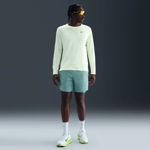 Męskie spodenki do biegania 2 w 1 18 cm Dri-FIT Nike Stride - Zieleń