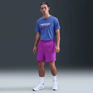 Męskie spodenki do biegania 2 w 1 Dri-FIT Nike Challenger 18 cm - Fiolet