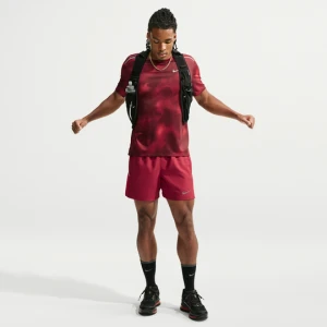 Męskie spodenki do biegania 2 w 1 Dri-FIT Nike Miler 12, 5 cm - Czerwony