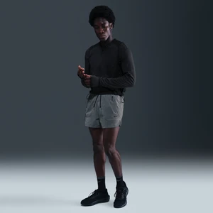 Męskie spodenki do biegania 2 w 1 o designie odbijającym światło 10 cm Nike - Czerń