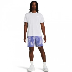 Męskie spodenki do biegania Under Armour Launch Pro 7'' Printed Short - fioletowe