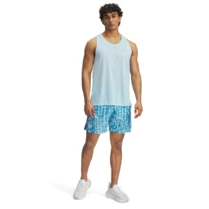 Męskie spodenki do biegania Under Armour UA Launch 7'' Print Shorts - niebieskie