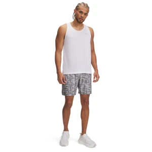 Męskie spodenki do biegania Under Armour UA Launch 7'' Print Shorts - szare