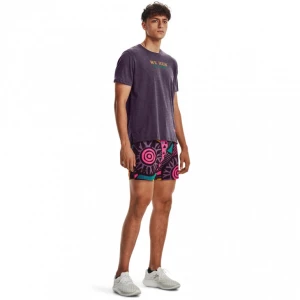 Męskie spodenki do biegania Under Armour UA Run In Peace Shorts - multikolor