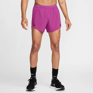 Męskie spodenki do biegania z wszytą bielizną 10 cm Dri-FIT ADV Nike AeroSwift - Fiolet