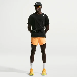 Męskie spodenki do biegania z wszytą bielizną 10 cm Dri-FIT ADV Nike AeroSwift - Pomarańczowy