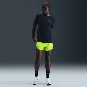 Męskie spodenki do biegania z wszytą bielizną 10 cm Dri-FIT ADV Nike AeroSwift - Żółty
