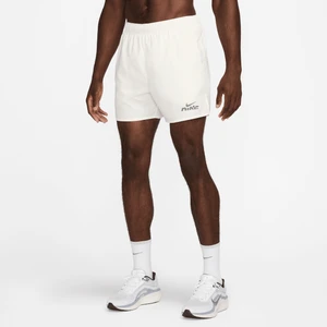 Męskie spodenki do biegania z wszytą bielizną 13 cm Dri-FIT Nike Challenger Flash - Biel