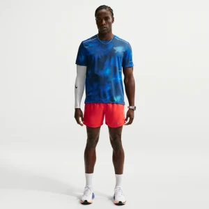 Męskie spodenki do biegania z wszytą bielizną 13 cm Dri-FIT Nike Miler - Czerwony
