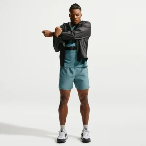 Męskie spodenki do biegania z wszytą bielizną 13 cm Dri-FIT Nike Miler - Niebieski