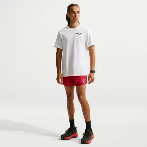 Męskie spodenki do biegania z wszytą bielizną 13 cm Nike Dri-FIT Stride - Czerwony