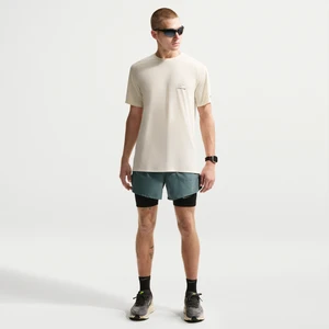 Męskie spodenki do biegania z wszytą bielizną 13 cm Nike Dri-FIT Stride - Szary