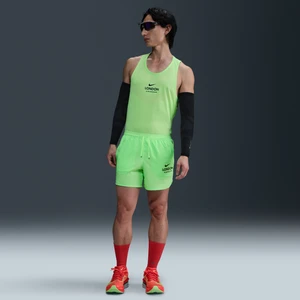 Męskie spodenki do biegania z wszytą bielizną 13 cm Nike Dri-FIT Stride - Zieleń