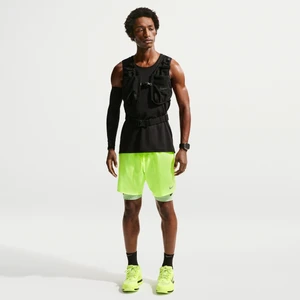 Męskie spodenki do biegania z wszytą bielizną 18 cm Nike Dri-FIT Stride - Żółty