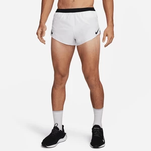 Męskie spodenki do biegania z wszytą bielizną 5 cm Dri-FIT ADV Nike AeroSwift - Biel