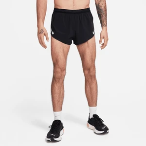 Męskie spodenki do biegania z wszytą bielizną 5 cm Dri-FIT ADV Nike AeroSwift - Czerń