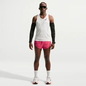 Męskie spodenki do biegania z wszytą bielizną 5 cm Dri-FIT ADV Nike AeroSwift - Czerwony