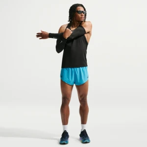 Męskie spodenki do biegania z wszytą bielizną 5 cm Dri-FIT ADV Nike AeroSwift - Niebieski