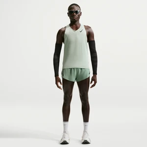 Męskie spodenki do biegania z wszytą bielizną 5 cm Dri-FIT ADV Nike AeroSwift - Zieleń