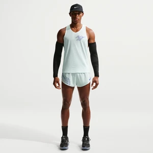 Męskie spodenki do biegania z wszytą bielizną 5 cm Dri-FIT ADV Nike AeroSwift - Zieleń