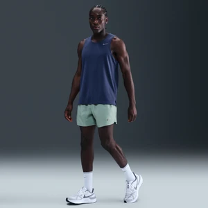 Męskie spodenki do biegania z wszytą bielizną Dri-FIT Nike Challenger 13 cm - Zieleń