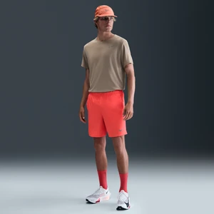 Męskie spodenki do biegania z wszytą bielizną Dri-FIT Nike Challenger 18 cm - Czerwony