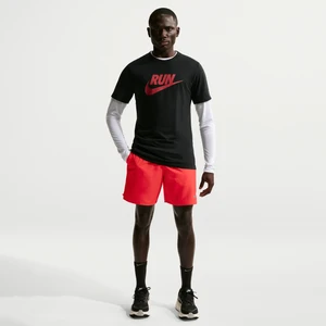 Męskie spodenki do biegania z wszytą bielizną Dri-FIT Nike Challenger 18 cm - Czerwony
