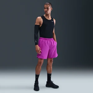 Męskie spodenki do biegania z wszytą bielizną Dri-FIT Nike Challenger 18 cm - Fiolet