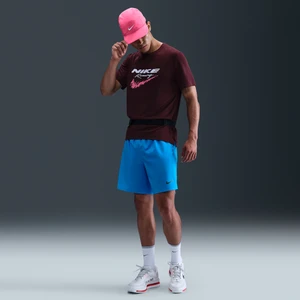 Męskie spodenki do biegania z wszytą bielizną Dri-FIT Nike Challenger 18 cm - Niebieski