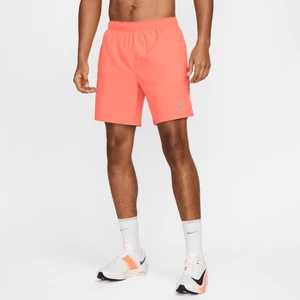 Męskie spodenki do biegania z wszytą bielizną Dri-FIT Nike Challenger 18 cm - Różowy