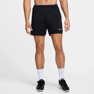 Męskie spodenki do biegania z wszytą bielizną Dri-FIT Nike Track Club 13 cm - Czerń