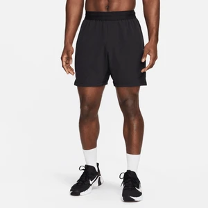 Męskie spodenki do fitnessu bez podszewki 18 cm Dri-FIT Nike Flex Rep 4.0 - Czerń