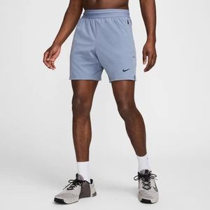 Męskie spodenki do fitnessu bez podszewki 18 cm Dri-FIT Nike Flex Rep 4.0 - Niebieski