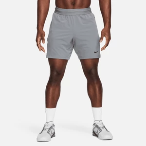 Męskie spodenki do fitnessu bez podszewki 18 cm Dri-FIT Nike Flex Rep 4.0 - Szary