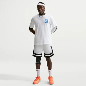 Męskie spodenki do koszykówki 21 cm Dri-FIT Nike - Biel