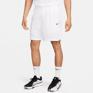 Męskie spodenki do koszykówki 21 cm Dri-FIT Nike Icon - Biel