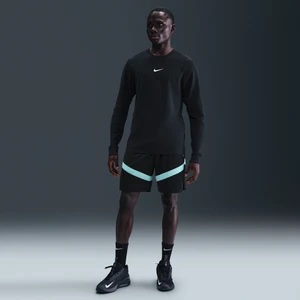 Męskie spodenki do koszykówki 21 cm Dri-FIT Nike Icon - Czerń