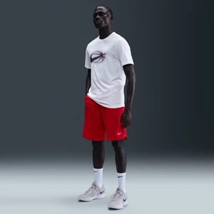 Męskie spodenki do koszykówki 28 cm Dri-FIT Nike DNA Academy - Czerwony