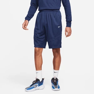 Męskie spodenki do koszykówki Dri-FIT Nike Icon 28 cm - Niebieski