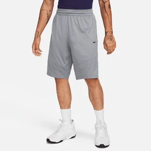 Męskie spodenki do koszykówki Dri-FIT Nike Icon 28 cm - Szary